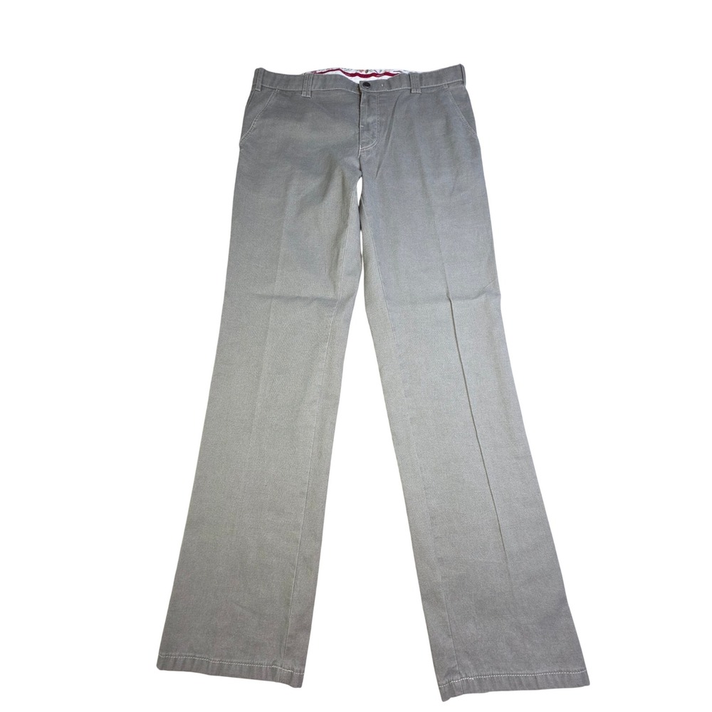Meyer RIO Modern Comfort Chinos Mens 38x32 Sage Green Trousers 1-3108/25